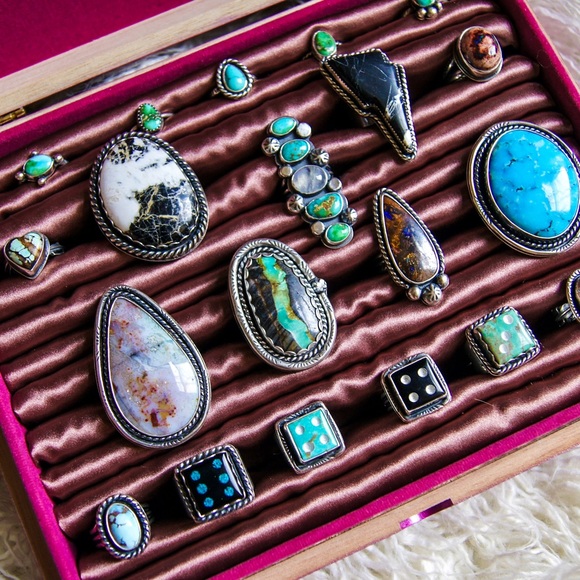 Boho Statement Rings | Artisan Made | Sterling Silver - Picture 3 of 3